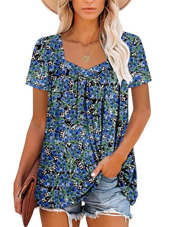 VIRENA | Breezy Floral Summer Top