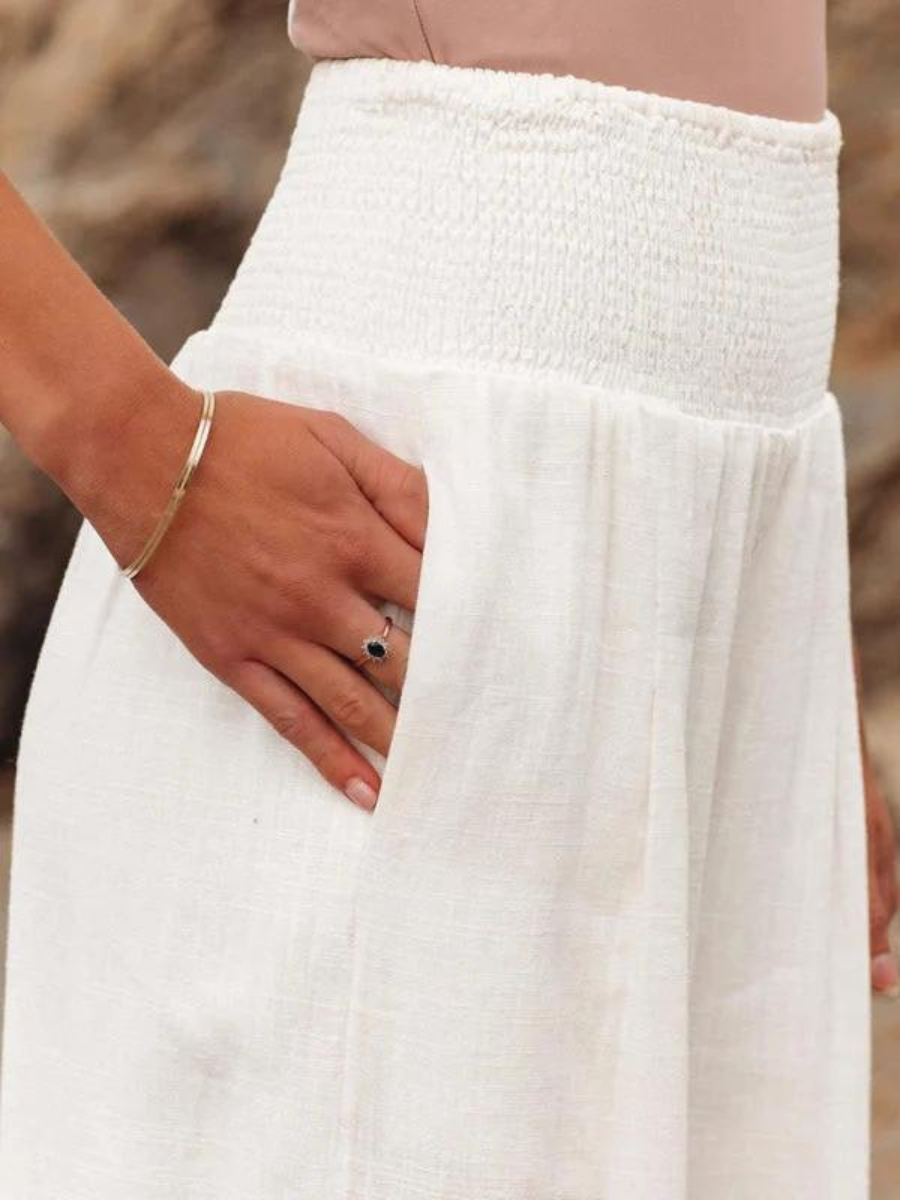 OLIVIYA | Relaxed Fit Summer Trousers