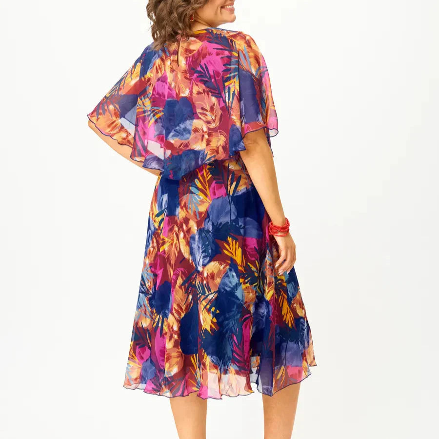 AYALA | Plus Size Chiffon Dress for Ultimate Comfort