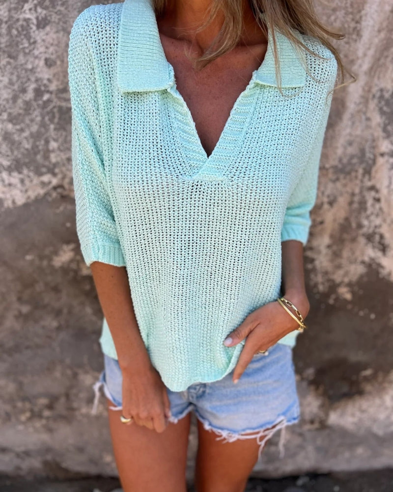 LYNN | Bohemian Knit Top