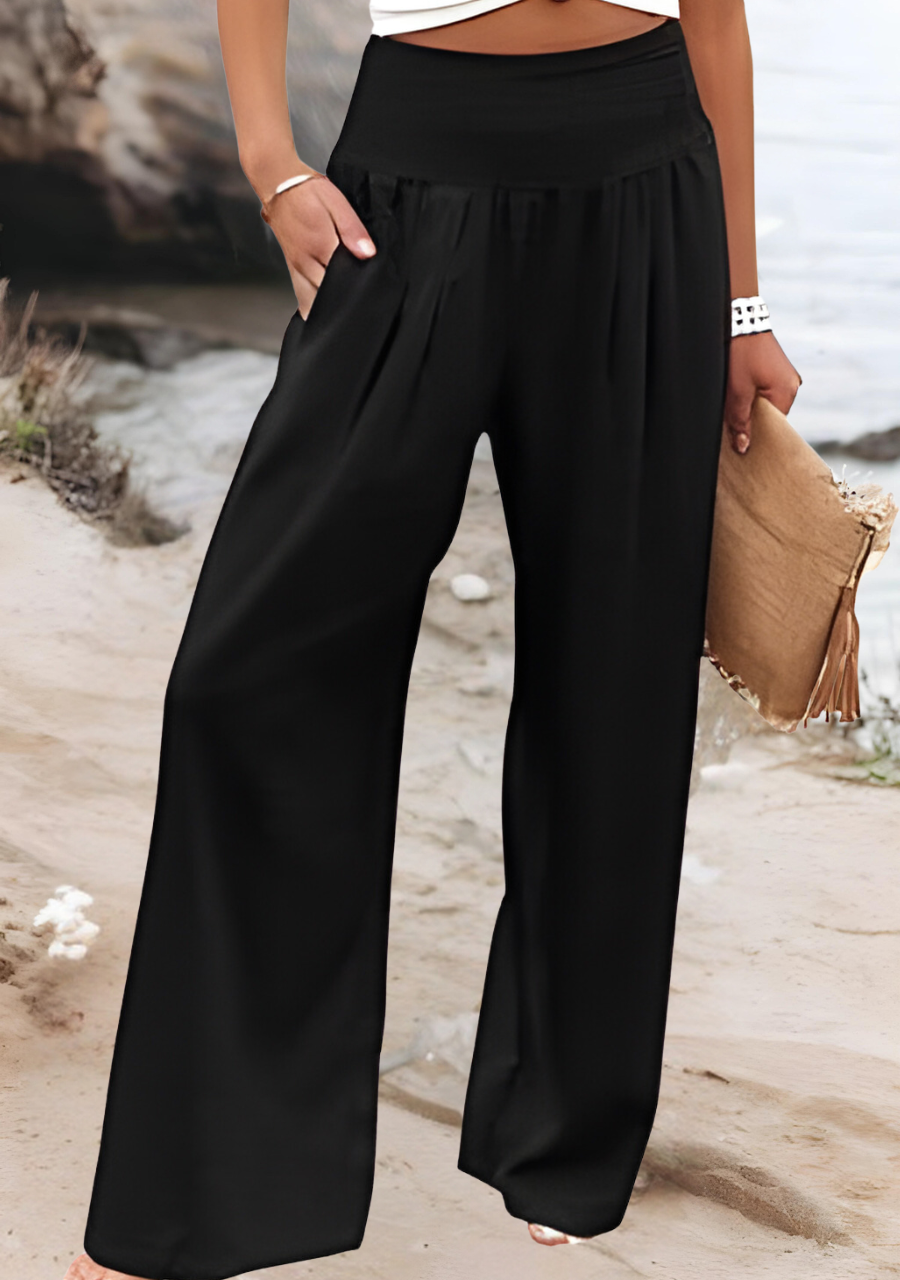 OLIVIYA | Relaxed Fit Summer Trousers