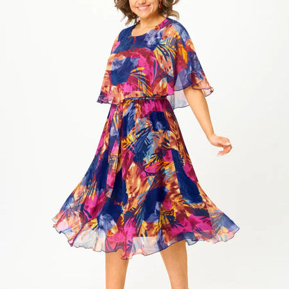 AYALA | Plus Size Chiffon Dress for Ultimate Comfort