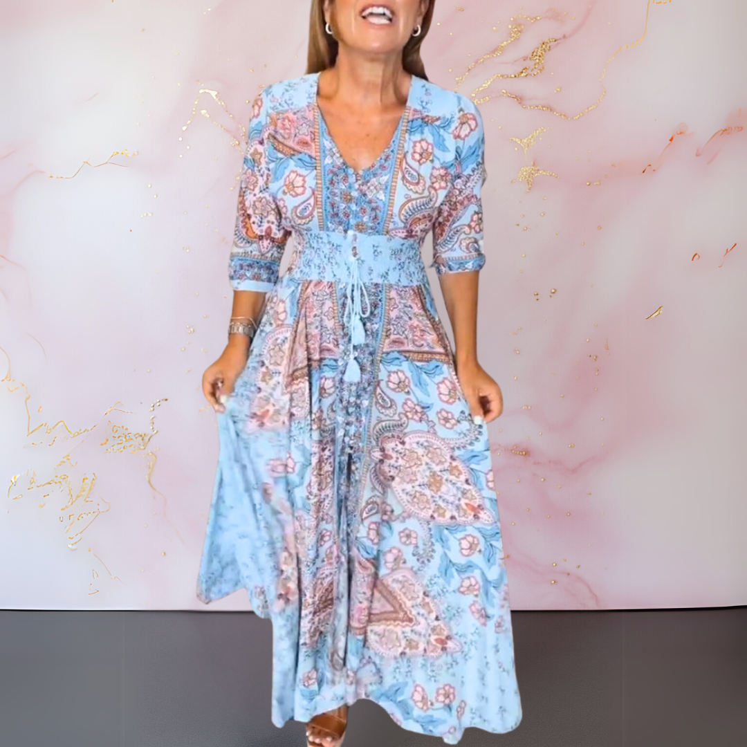 MALLORY | Chic V-Neck Summer Dress