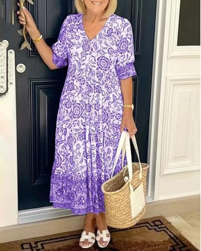 LIA | Graceful and Breezy Floral Dress
