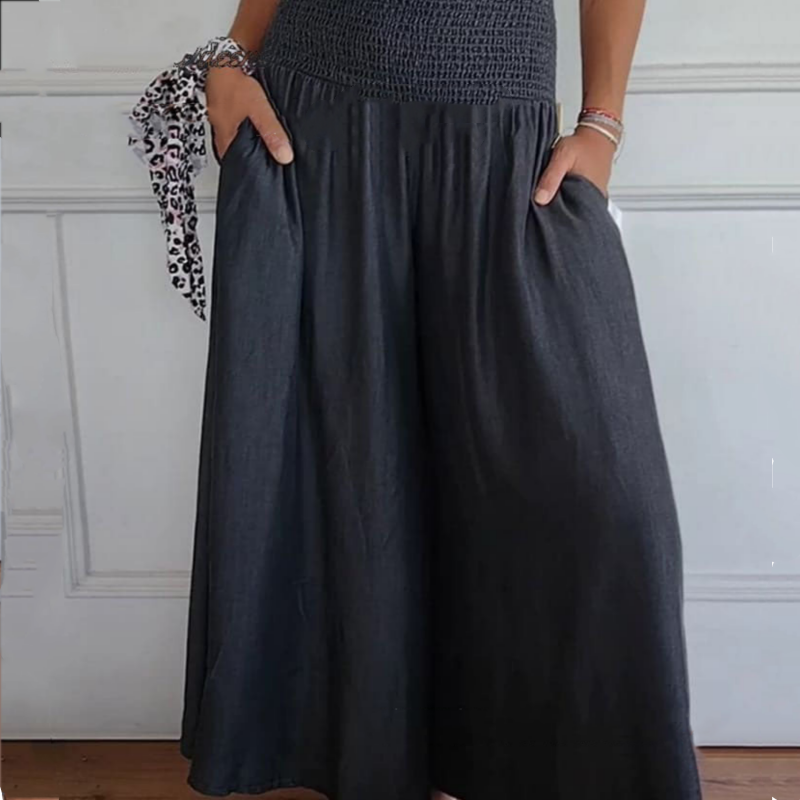 SHIRMA | Stylish Long Wide Skirt