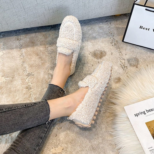 Daisy | Faux Fur Loafers