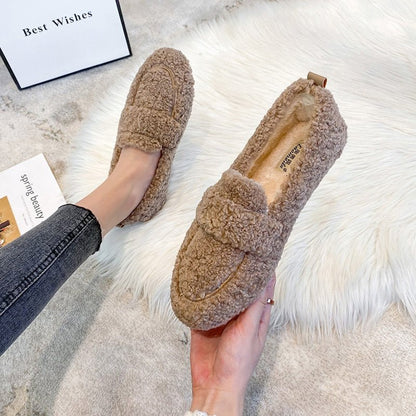 Daisy | Faux Fur Loafers